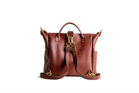 Legacy Leather Backpack Tote – Convertible Crossbody Handbag | Made in USA Urban Southern  Totes