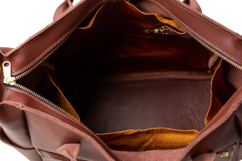 Legacy Leather Backpack Tote – Convertible Crossbody Handbag | Made in USA Urban Southern  Totes