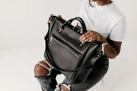 Legacy Leather Backpack Tote – Convertible Crossbody Handbag | Made in USA Urban Southern  Totes
