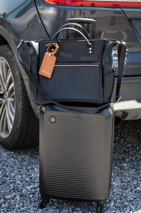 Legacy Voyager Leather Travel Bag – Spacious Business Tote | Made in USA Urban Southern  Totes