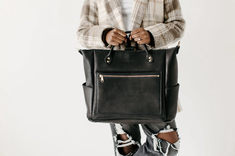 Legacy Voyager Leather Travel Bag – Spacious Business Tote | Made in USA Urban Southern  Totes