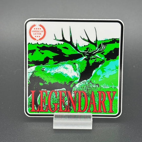 Legendary Elk Nature Sticker 3 Inch – American Made Wild Life Decal | Made in USA American Lictor  Vinyl Stickers