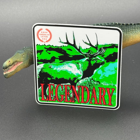 Legendary Elk Nature Sticker 3 Inch – American Made Wild Life Decal | Made in USA American Lictor  Vinyl Stickers