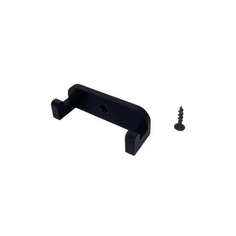 Chatelet Manufacturing Collectible Car Wall Mount, compatible with Lego Technic Lamborghini Huracán Tecnica 42161, features a small black bracket and screw for vertical chassis display. Made in USA.