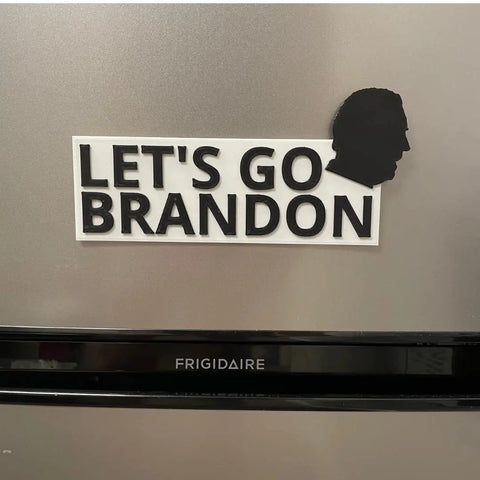 Let’s Go Brandon Fridge Magnet – 5 Inch Strong Magnet | Made in USA Chatelet Manufacturing 