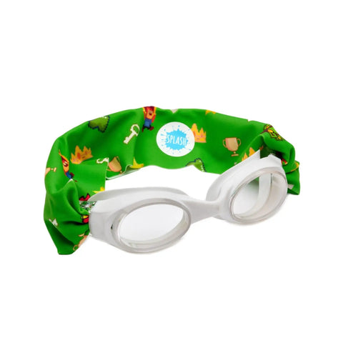 Level Up Tangle-Free Swim Goggles – One Size Fits Kids to Adults – Anti-Fog Clear Lenses | Assembled in USA Splash Place  Swim Goggles