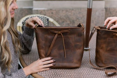 Lexington Bow Leather Crossbody Bag – Handcrafted American-Made Purse | Made in USA Urban Southern  Bags