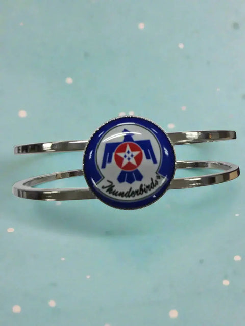 Licensed Military Stainless Steel Cuff Bracelet 7-8 Inch Wrist – Durable Hinge Closure | Made in USA Michelle Marie Boutique  Bracelet