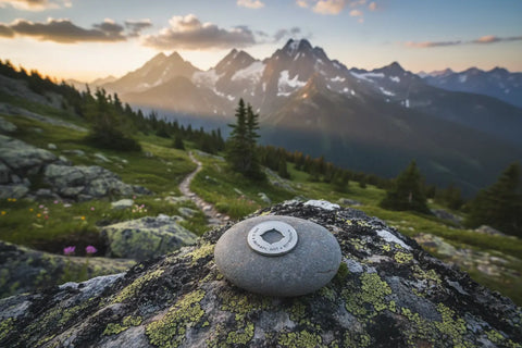 Life Is a Journey Meditation Stone – Handcrafted River Rock Mindfulness Gift | Made in USA Whitney Howard Designs  Meditation Stones