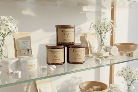 Life's a Squeeze-Soy 3-Wick Blown Glass Collection MorninWood Candles  3 Wick Candle