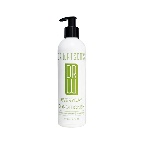 Lightweight Conditioner – 8 Oz Fine to Normal Hair Treatment | Daily Moisture Blend | Made in USA by Dr. Watson's Dr. Watson's Hair & Body Care  Shampoo