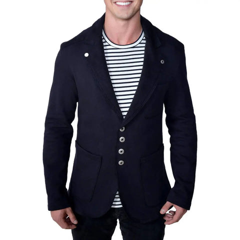 Lightweight Fleece Blazer Hunter Jacket – Organic Cotton Casual Wear | Made in USA Spiritex | Sustainable Apparel  Men's Jackets, Vests, & Cardigans