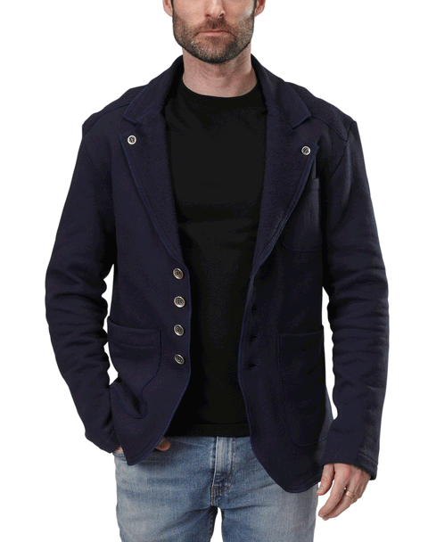 Lightweight Fleece Blazer Hunter Jacket – Organic Cotton Casual Wear | Made in USA Spiritex | Sustainable Apparel  Men's Jackets, Vests, & Cardigans