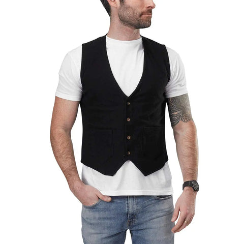 Lightweight French Terry Vest – Vanderbilt Classic Style | Made in USA Spiritex | Sustainable Apparel  Men's Jackets, Vests, & Cardigans