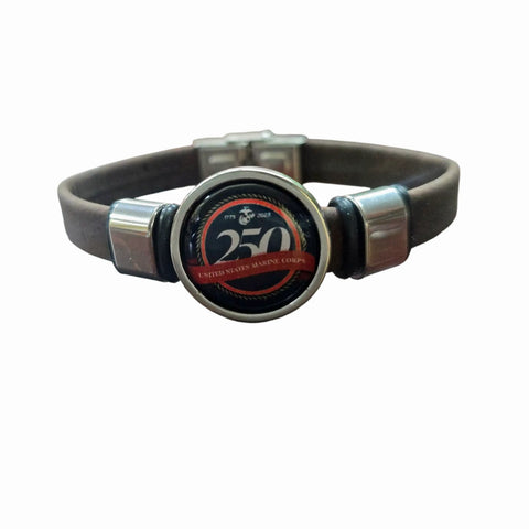 Limited Edition 250th Anniversary Marine Corps Cork Bracelet – Unisex Durable Wristband | Made in USA Michelle Marie Boutique  Bracelets