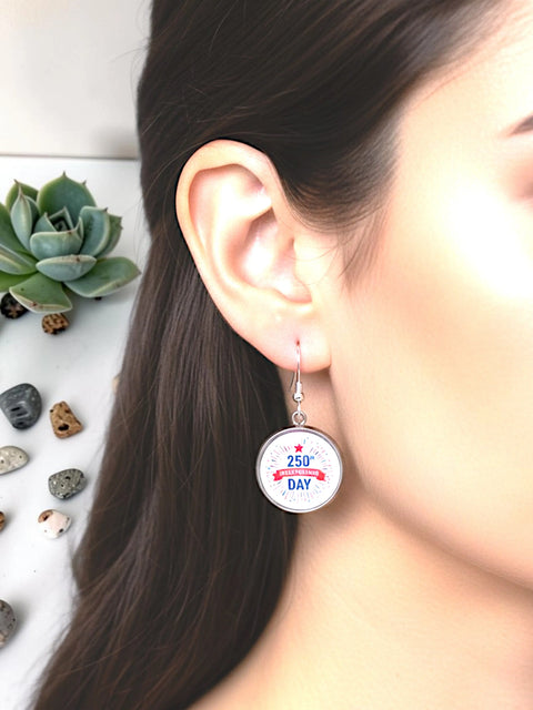 Limited Edition 250th Anniversary Military Drop Earrings – U.S. Army Navy Marine Commemorative Jewelry | Made in USA Michelle Marie Boutique  Earrings