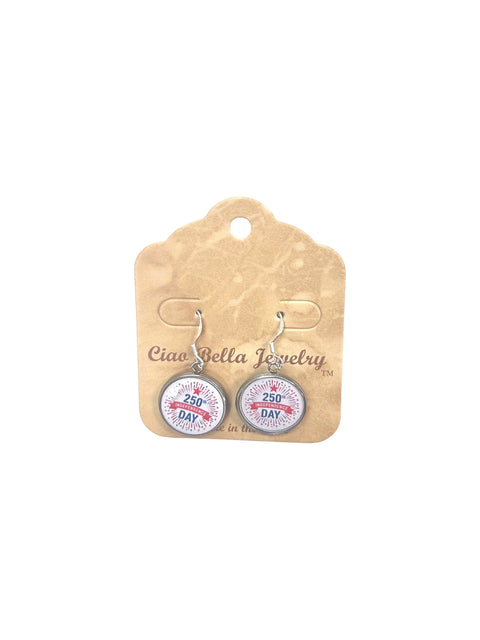 Limited Edition 250th Anniversary Military Drop Earrings – U.S. Army Navy Marine Commemorative Jewelry | Made in USA Michelle Marie Boutique  Earrings