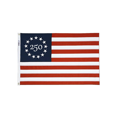 Limited Edition 250th Betsy Ross Flag Freedom Flag and Pole 