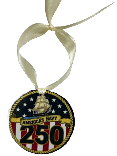 Limited Edition 3 Inch Ceramic Military Ornament – 250th Anniversary Tribute – Personalized U.S. Army Navy Marine | Made in USA Michelle Marie Boutique  Ornament