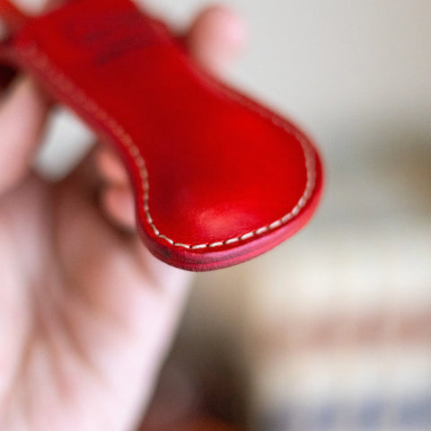 Limited Edition 6 Inch Knipex Pliers Holster – Crimson Buttero Leather Tool Sheath | Handmade in USA KC Laser Co 