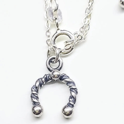 Limited Edition Handmade Sterling Silver Horseshoe Necklace, Earrings, Or Set – Alexa Martha Designs | Made in USA Alexa Martha Designs  Necklace
