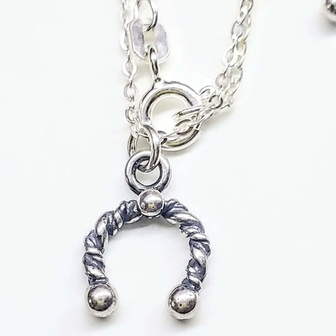 Limited Edition Handmade Sterling Silver Horseshoe Necklace, Earrings, Or Set – Alexa Martha Designs | Made in USA Alexa Martha Designs  Necklace