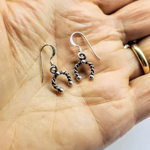 Limited Edition Handmade Sterling Silver Horseshoe Necklace, Earrings, Or Set – Alexa Martha Designs | Made in USA Alexa Martha Designs  Necklace