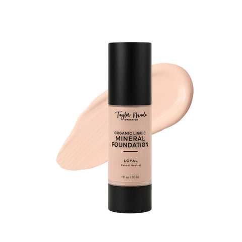 Liquid Mineral Foundation | Oil-Free, Lightweight Taylor Made Organics  foundation