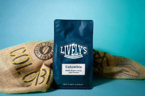 Lively's Colombian Coffee Roast – Handcrafted Medium Blend | Roasted in USA Lively's Coffee Roasters  Coffee
