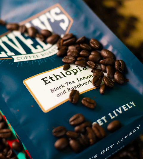 Lively's Ethiopia Yirgacheffe Coffee – Specialty Roasted Beans | Roasted in USA Lively's Coffee Roasters  Coffee