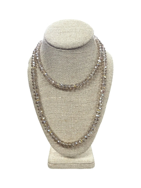Long Beaded Necklace – Multi-Color Elegant Design with Gold and Stainless Steel Accents | Made in USA Michelle Marie Boutique  Necklaces