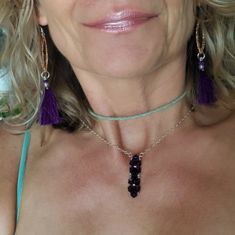 Long Copper Filigree Tassel Earrings 3.5 Inch – Handmade USA Alexa Martha Designs  Earrings