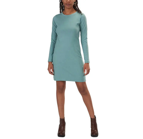 Long Sleeve Organic Cotton T-Shirt Dress – Mediumweight Jersey | Made in USA Spiritex | Sustainable Apparel  Women's Dresses