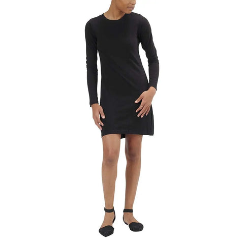 Long Sleeve Organic Cotton T-Shirt Dress – Mediumweight Jersey | Made in USA Spiritex | Sustainable Apparel  Women's Dresses