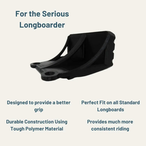 Longboard Foot Stop 3D Printed – Enhanced Traction and Balance | Made in USA Chatelet Manufacturing 