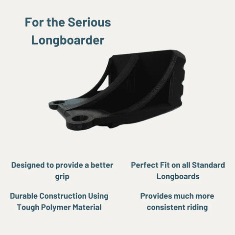 Longboard Foot Stop – Enhanced Traction and Control | Made in USA Chatelet Manufacturing 