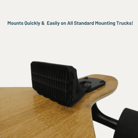 Longboard Foot Stop – Enhanced Traction and Control | Made in USA Chatelet Manufacturing 