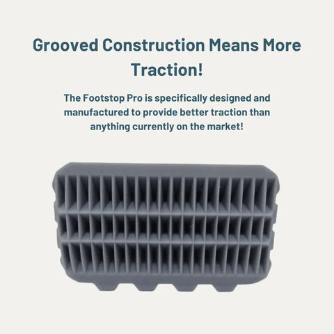 Longboard or Electric Skateboard Foot Stop - Improved Traction, Balance, and Control for the Serious Longboarder or E-Skater - Greater Control Going Down Hills, Making Turns, and Maintaining Balance Chatelet Manufacturing 