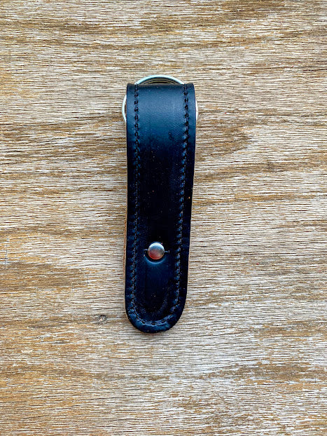 Handcrafted Leather Loop Keychain – Full Grain Suede – Made in USA BBH 