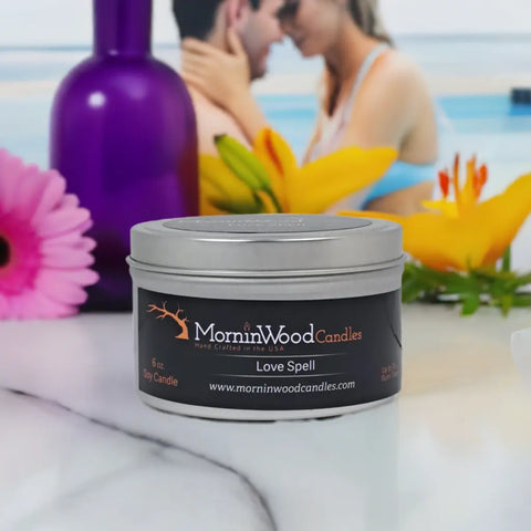 Love Spell - Soy Tin Collection MorninWood Candles  Candles