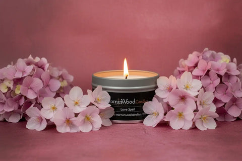 Love Spell - Soy Tin Collection MorninWood Candles  Candles