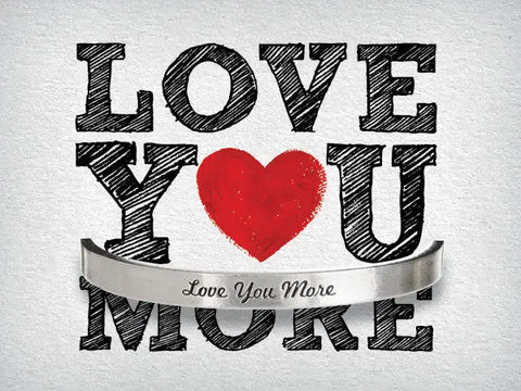 Love You More Inspirational Quotable Pewter Cuff Bracelet – Handcrafted Jewelry Gift | Made in USA Whitney Howard Designs  Cuff Bracelets
