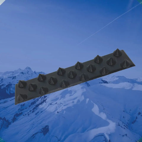 Low Profile Eggplant Spike Snowboard Stomp Pad – Made in USA Chatelet Manufacturing 