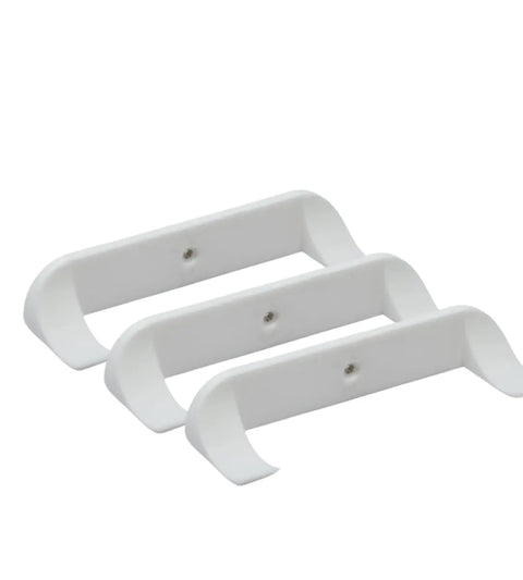 Low Profile Lego Car Wall Display Mount – 3-Pack White – Made in USA Chatelet Manufacturing 