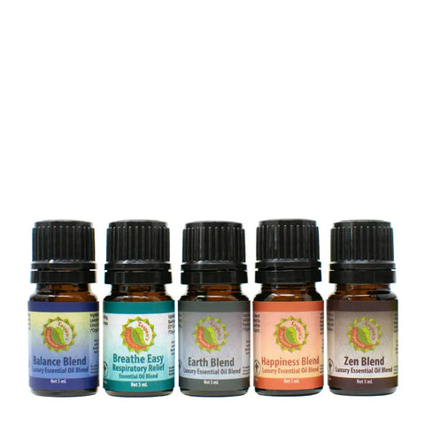 Luxury Aromatherapy Essential Oil Blends 5ml – Organic Wellness Set | Made in USA Taspen's Organics  Aromatherapy (8)