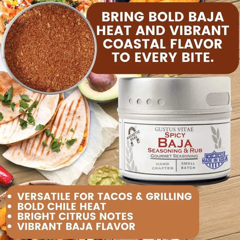 Luxury BBQ Seasoning Collection – 12 Four Ounce Gourmet Spice Tins for Grilling | Handcrafted in USA Gustus Vitae  Collections & Gift Sets