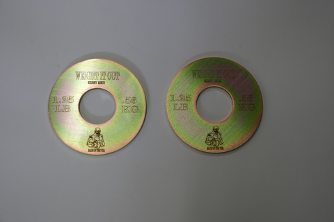 Fractional Mini Olympic Steel Weight Plates – Precision Solid Discs | Made in USA Weight It Out 