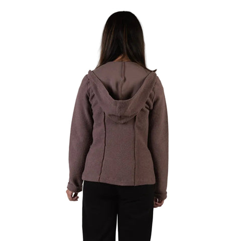 Organic Cotton Heavyweight Zip Hoodie – Mackenzie Eco-Friendly Jacket | Made in USA Spiritex | Sustainable Apparel  Women's Jackets & Vests