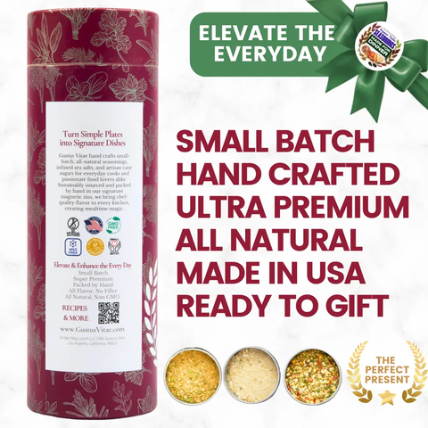 Made for Dinner Supper Table Seasonings Gift Set 3-Pack – Gourmet Spice Blends | Handcrafted in USA Gustus Vitae  Collections & Gift Sets