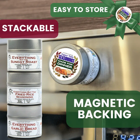 Made for Dinner Supper Table Seasonings Gift Set 3-Pack – Gourmet Spice Blends | Handcrafted in USA Gustus Vitae  Collections & Gift Sets